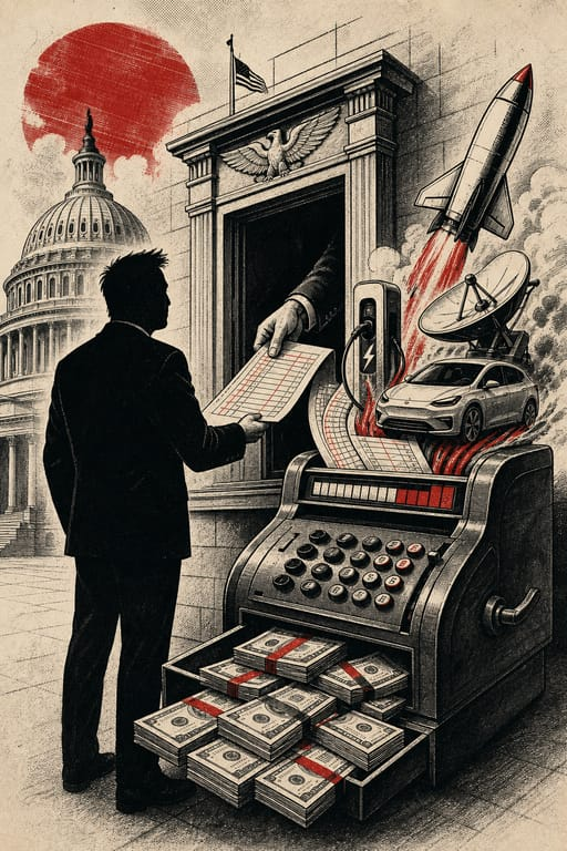 Elon Musk's Government Cash Register