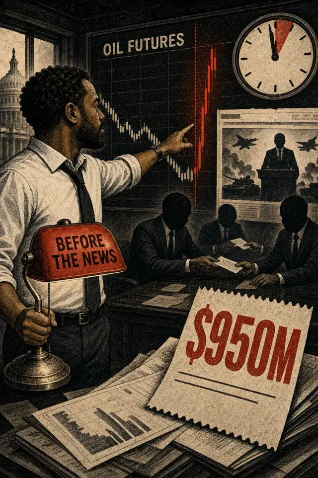 Burn The Playbook editorial art for Who Shorted The War?